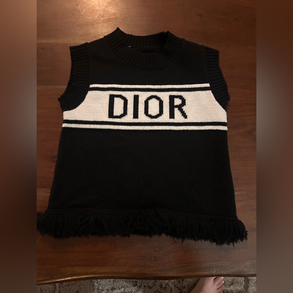 Cropped Sweater Vest ~ fits XS - Picture 8 of 8